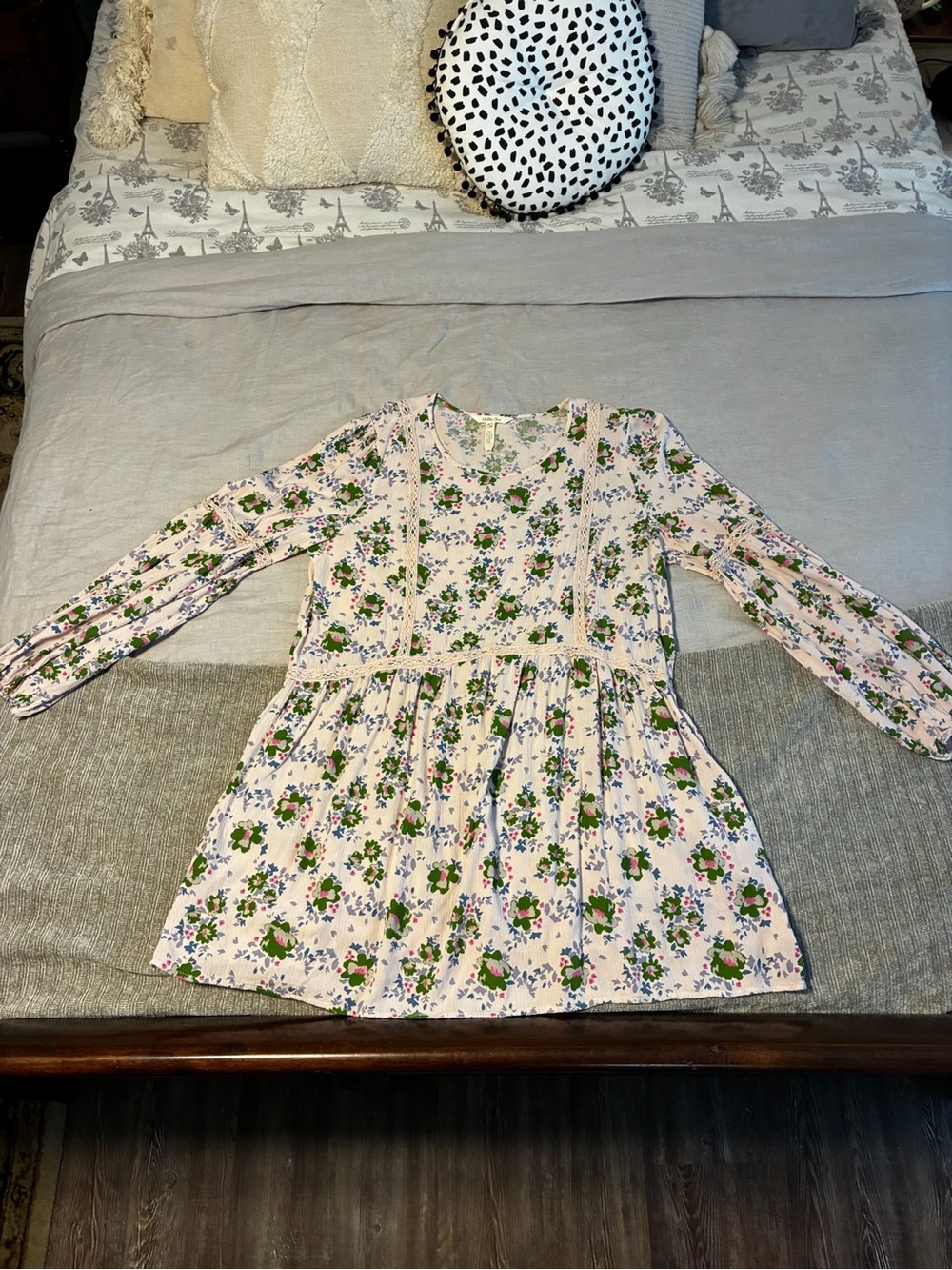 Matilda Jane cream Floral Long Sleeve Blouse